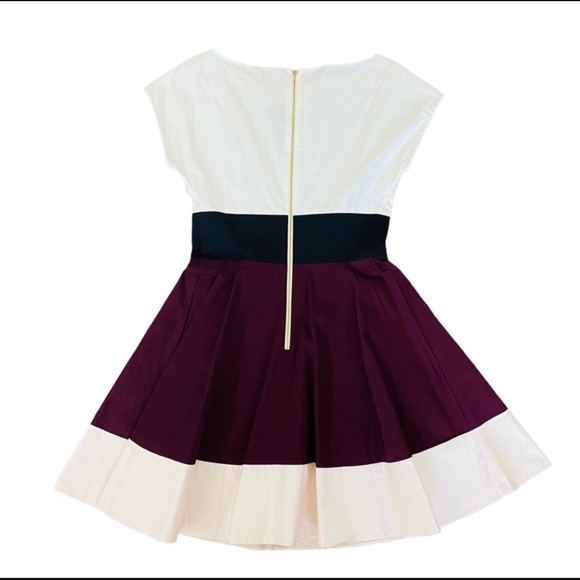 Kate Spade Color Block Fiorella Fit & Flare Dress - Picture 4 of 8